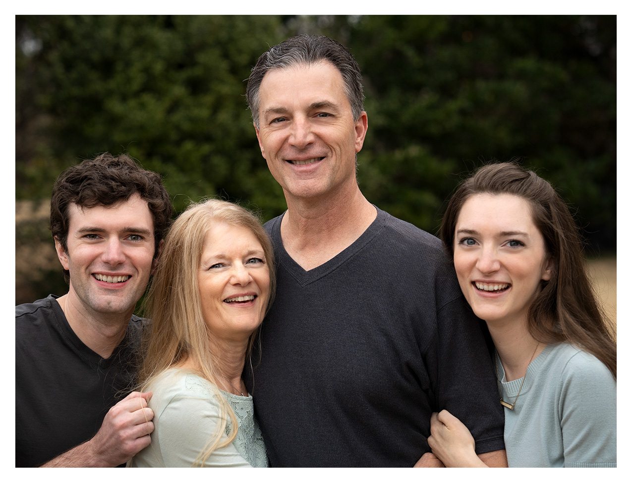 Family picture of Mike, Cynthia, Michael, and Madeline